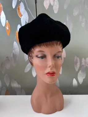 1960s Black Hat by M'sieu Léon