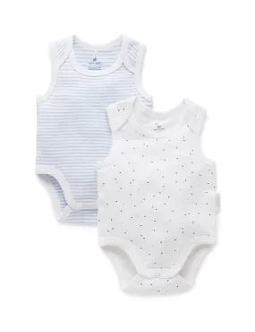 2 Pack Singlet Bodysuit