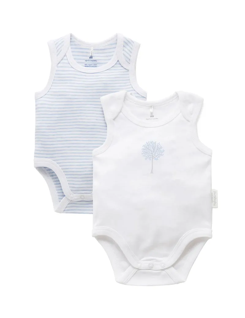 2 Pack Singlet Bodysuit