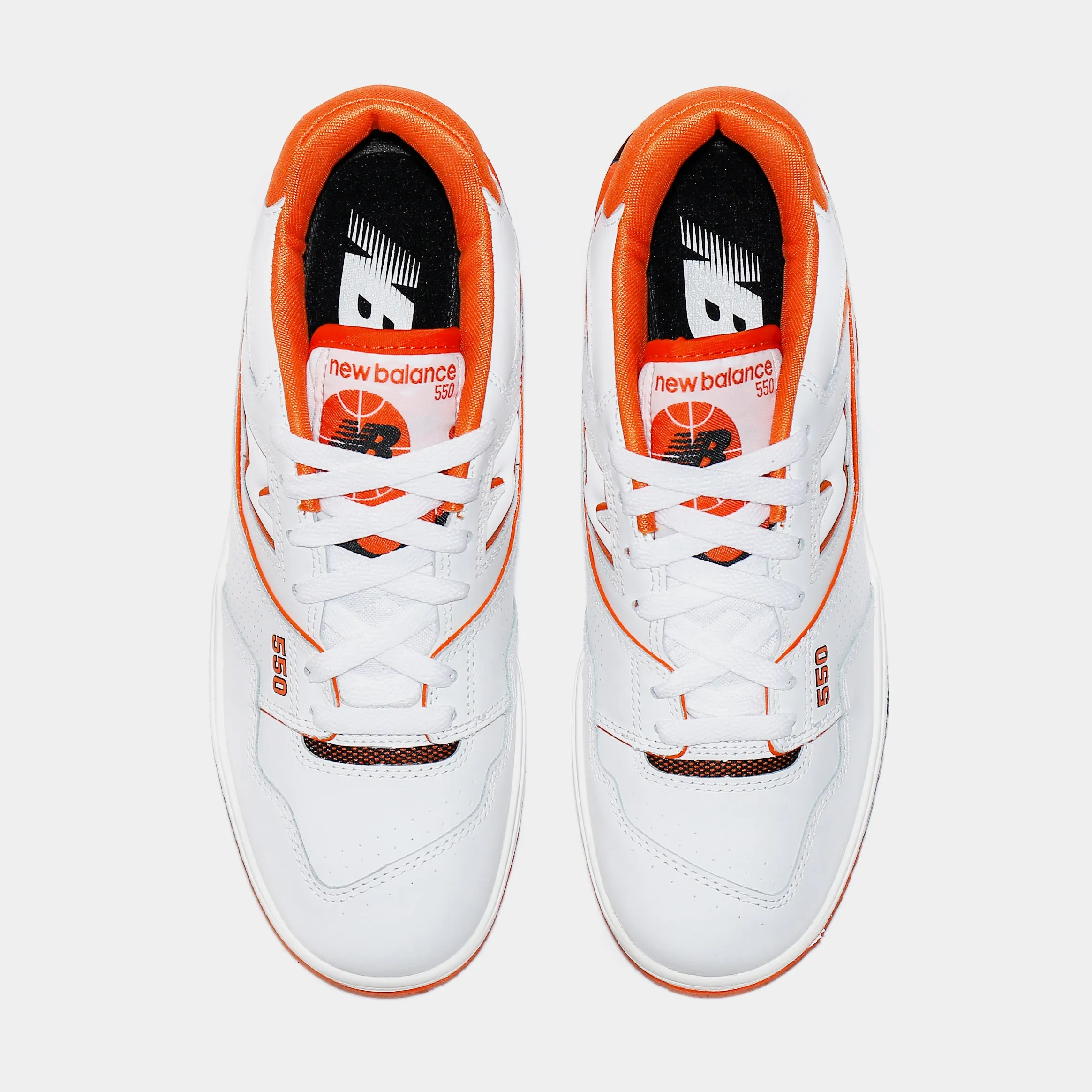 550 Syracuse Mens Lifestyle Shoes (White/Orange)