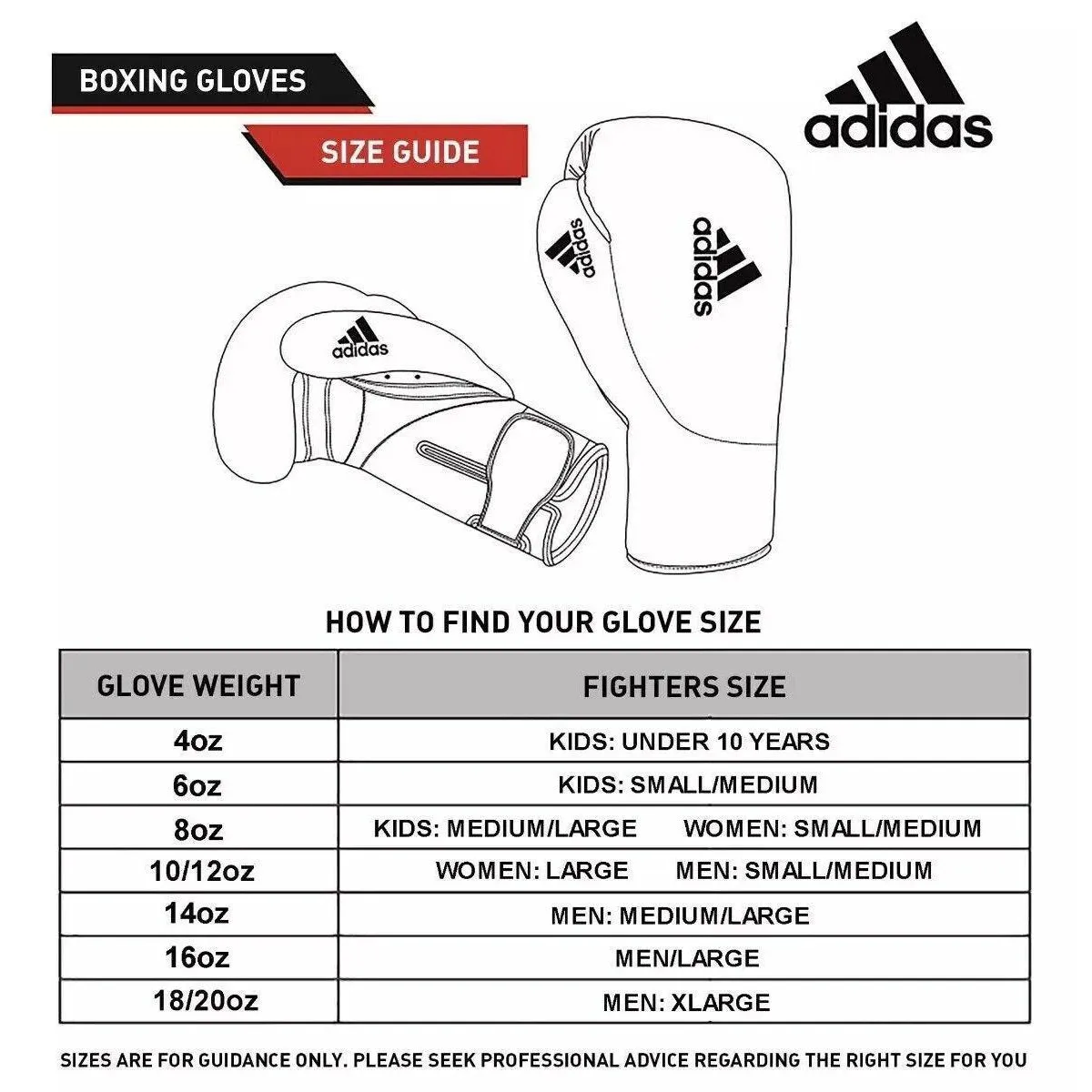 adidas Kids Hybrid 25 Boxing Gloves Kickboxing Junior