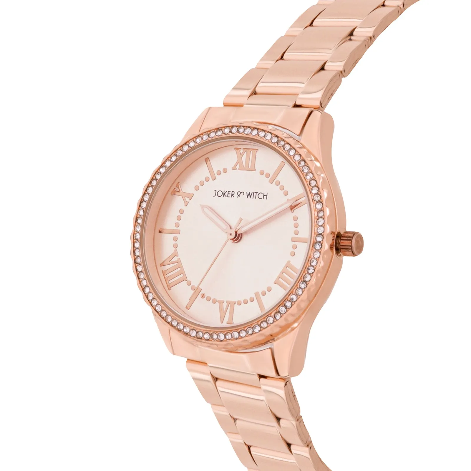 Adrenalina All Rosegold Metallic Strap Watch