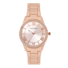 Adrenalina All Rosegold Metallic Strap Watch