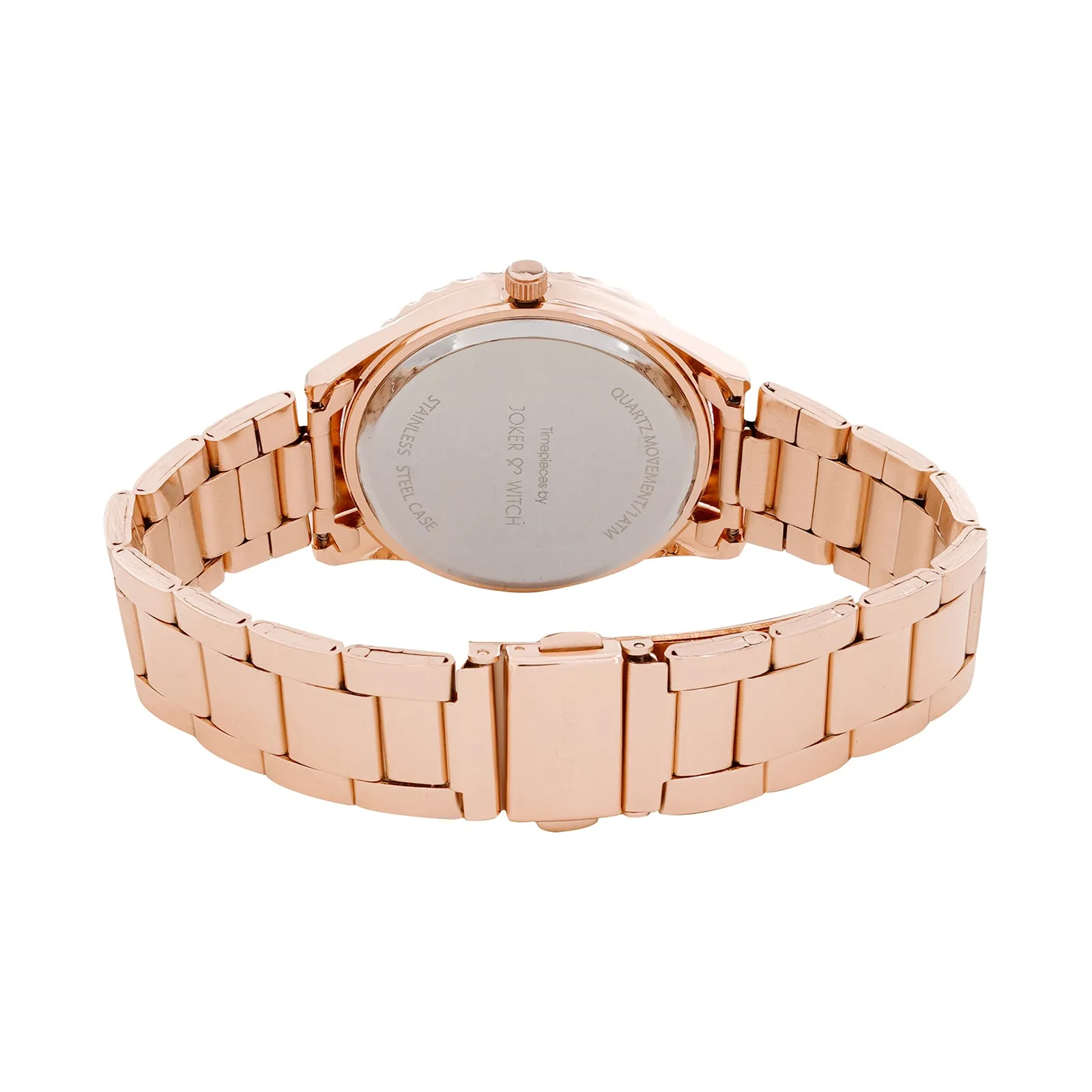 Adrenalina All Rosegold Metallic Strap Watch