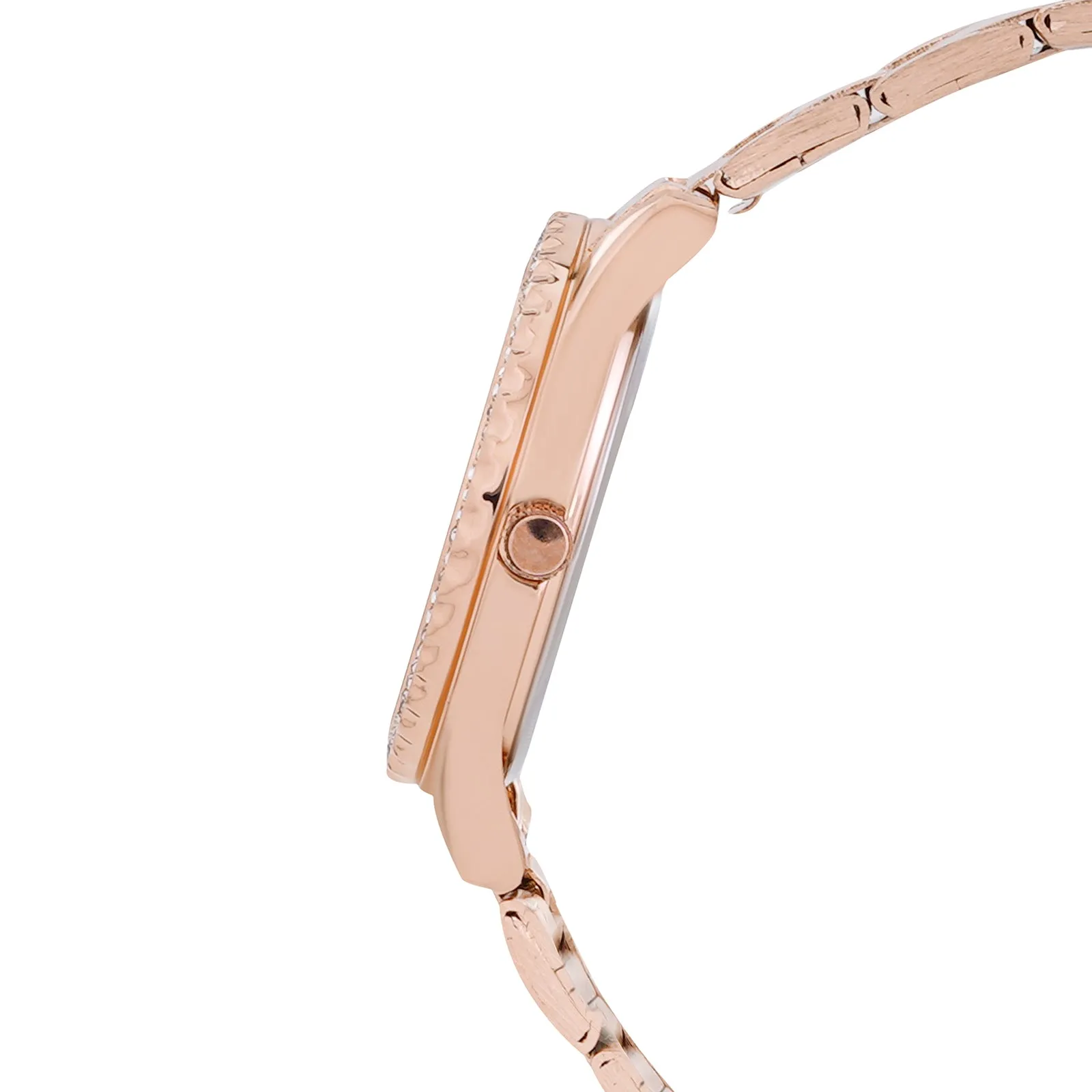 Adrenalina All Rosegold Metallic Strap Watch