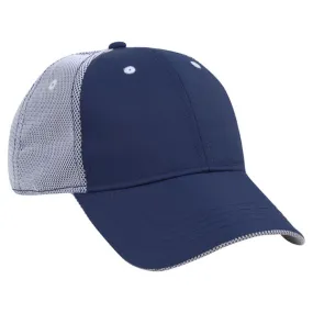 AHEAD Cowboy Blue/White Performance Mesh Back Cap