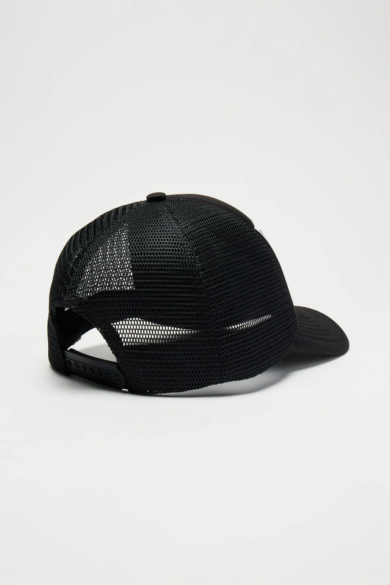 Bad Ass Twill Trucker Hat - Black