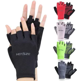 Bike Riding Cycling Gloves Men's Fingerless Gloves For Bicycle Accessories Anti-Slip Women Gloves Motorcycle Driving Gloves