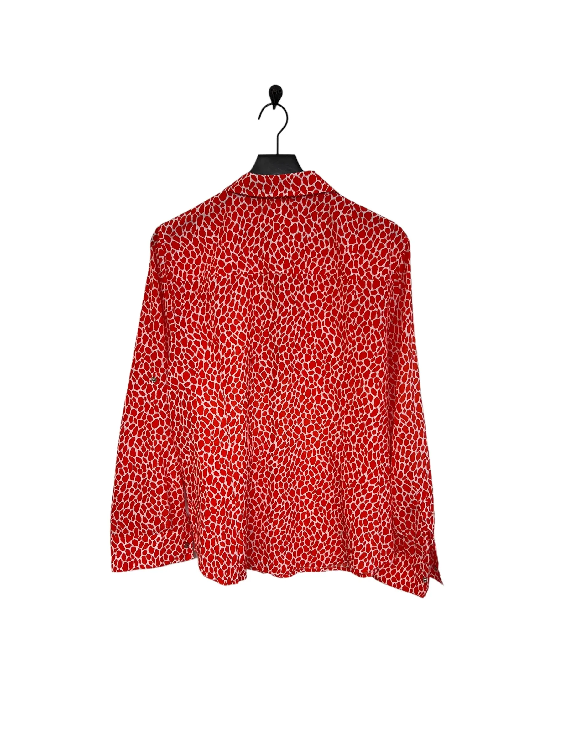 Blouse Long Sleeve By Michael By Michael Kors  Size: Xxl