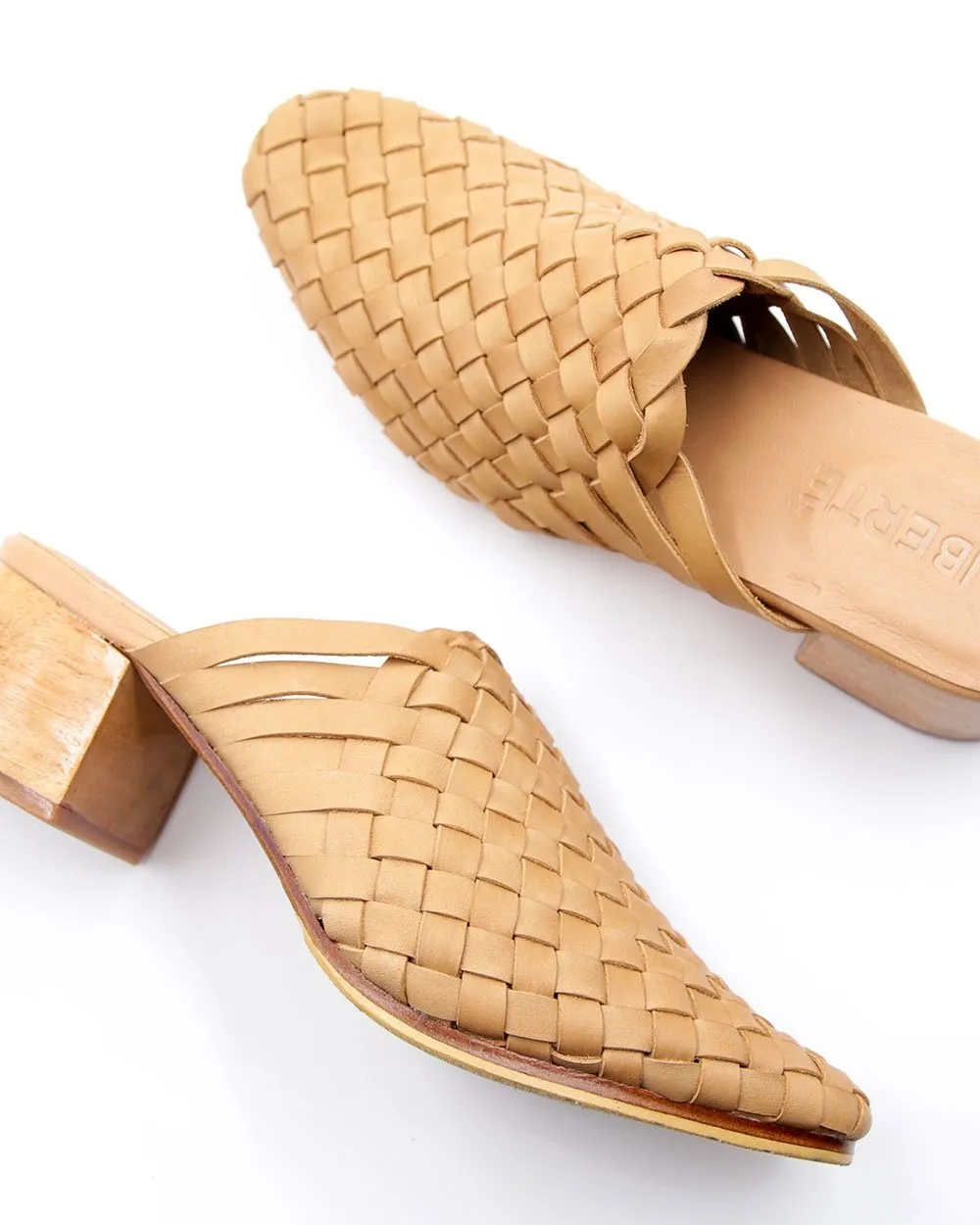 Bondi Woven Mules - Cream