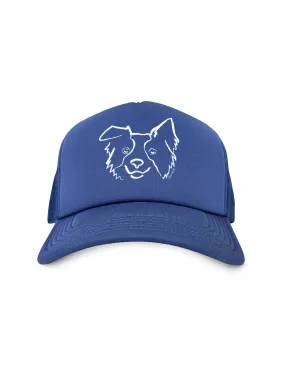 Border Collie Foam Trucker Cap