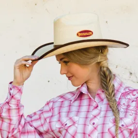 Brigalow Palm Leaf Taped Hat