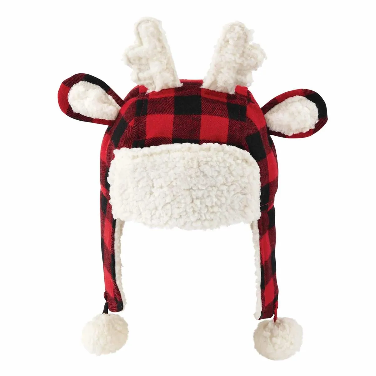 Buffalo Check Reindeer Hat