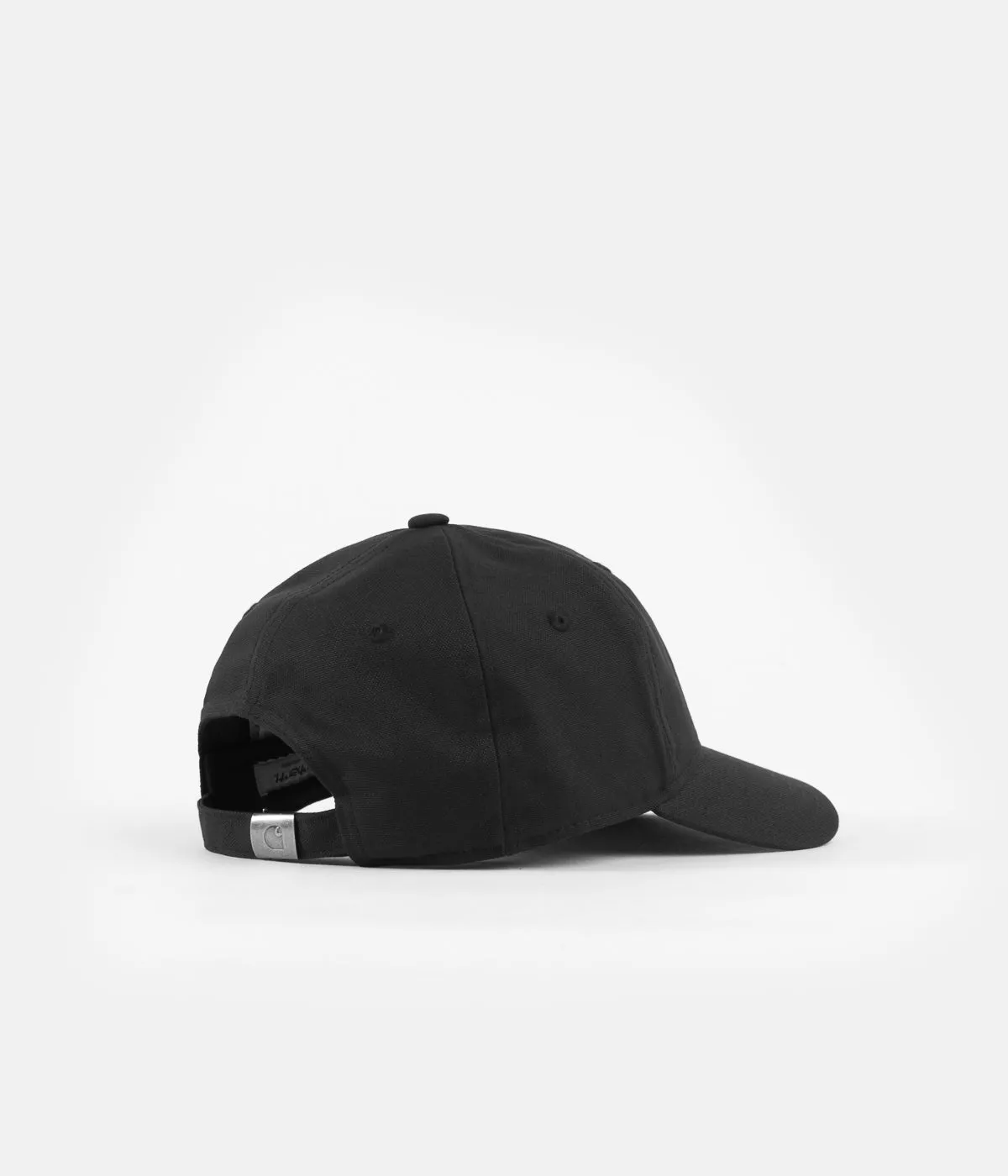 Carhartt Canvas Script Cap - Black / White