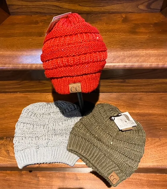 CC Messy Bun Beanie Tail Hat