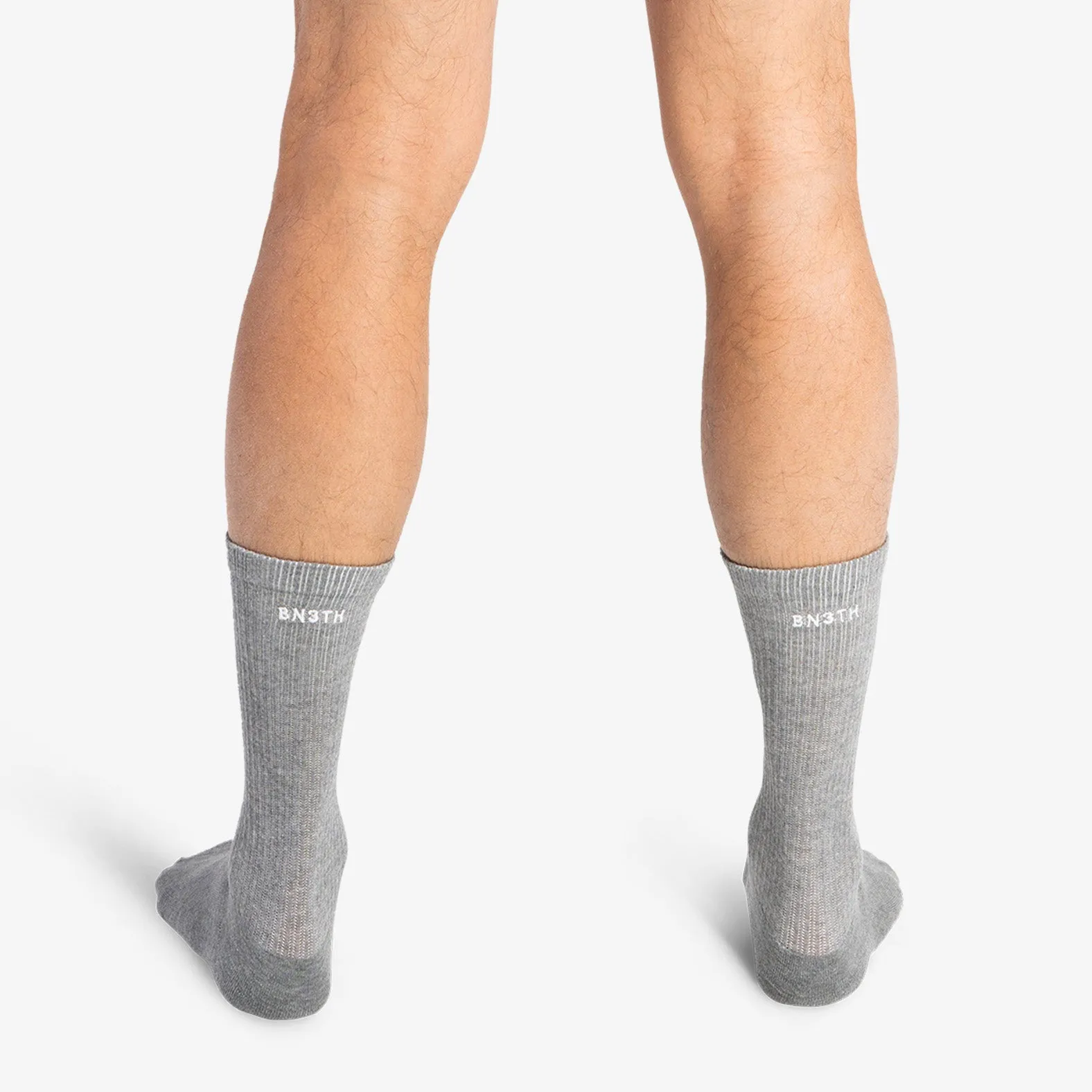 CLASSIC CREW SOCK: HEATHER GREY