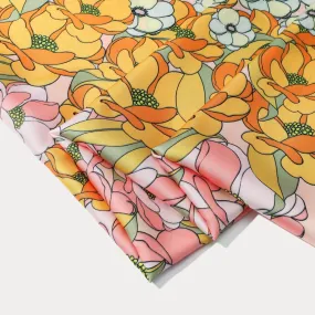 Cosmos Flower Square Scarf