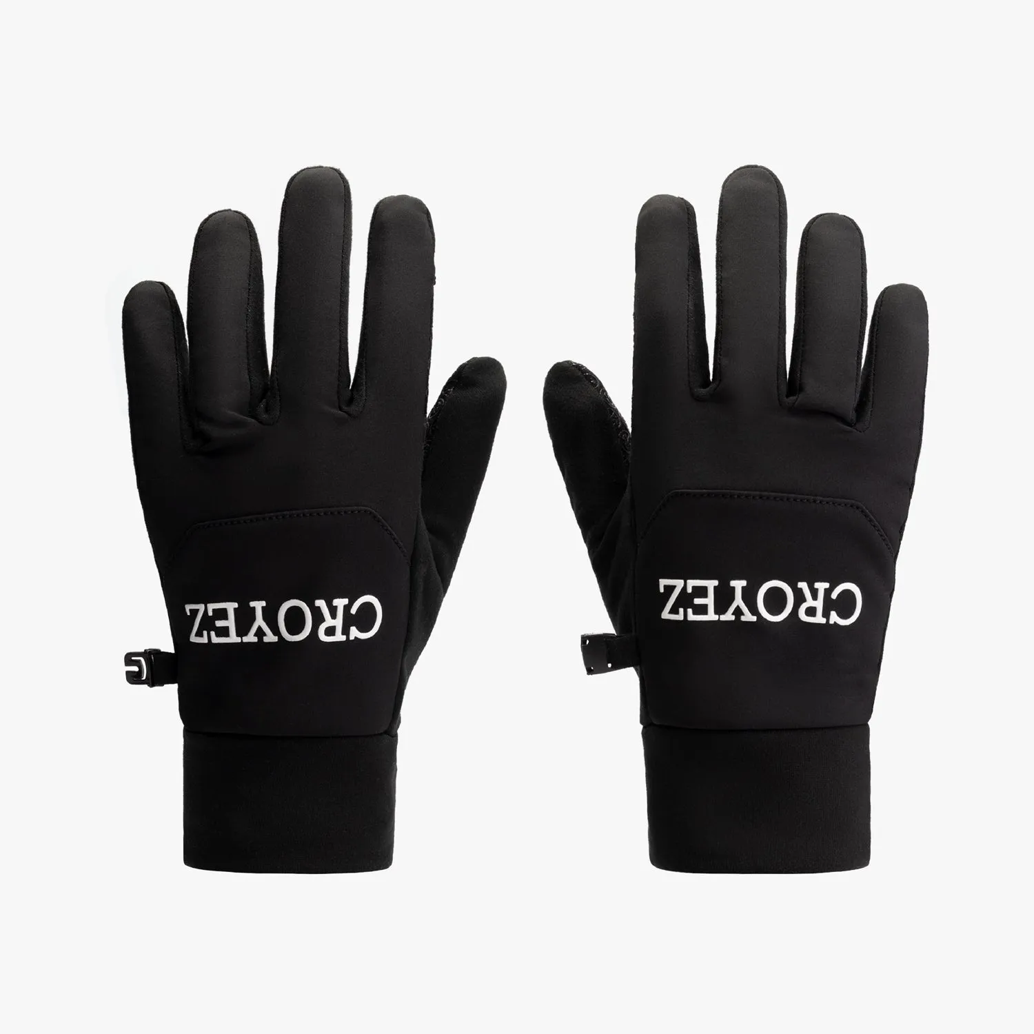 CROYEZ LOGO GLOVES - BLACK