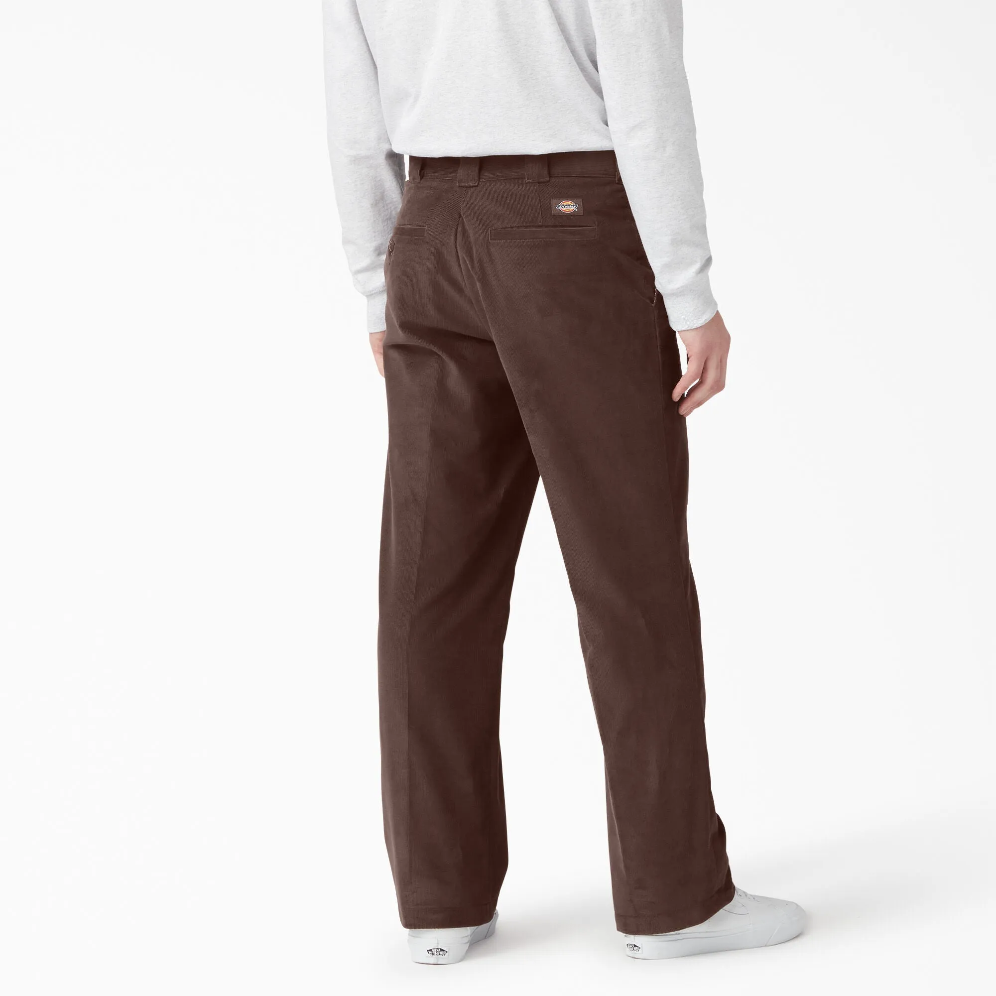 Dickies Flat Front Corduroy Pants Chocolate Brown