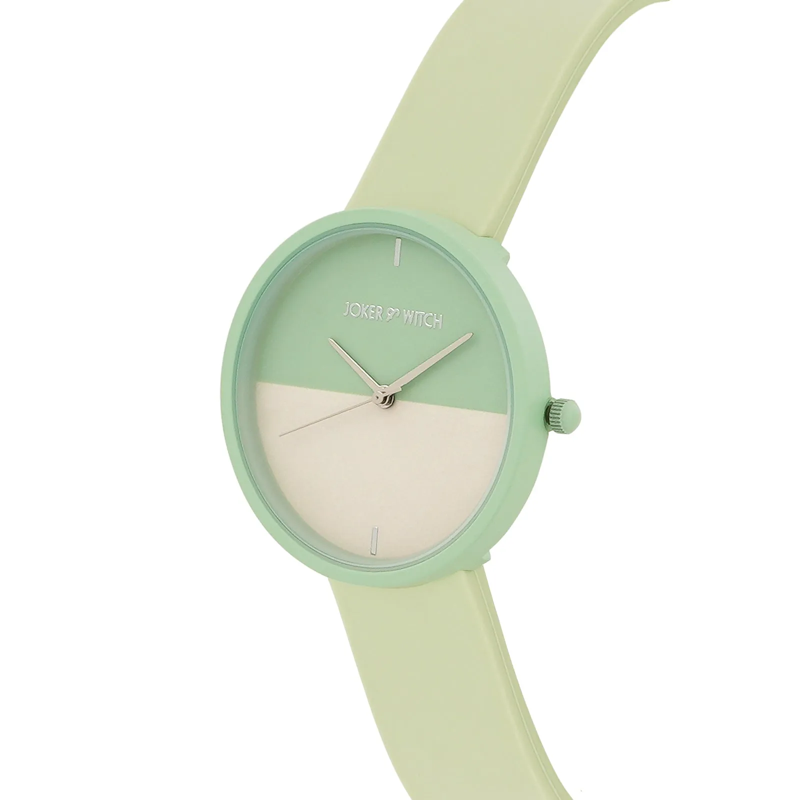 Duet Vibrance Green Silicone Strap Watch