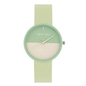 Duet Vibrance Green Silicone Strap Watch