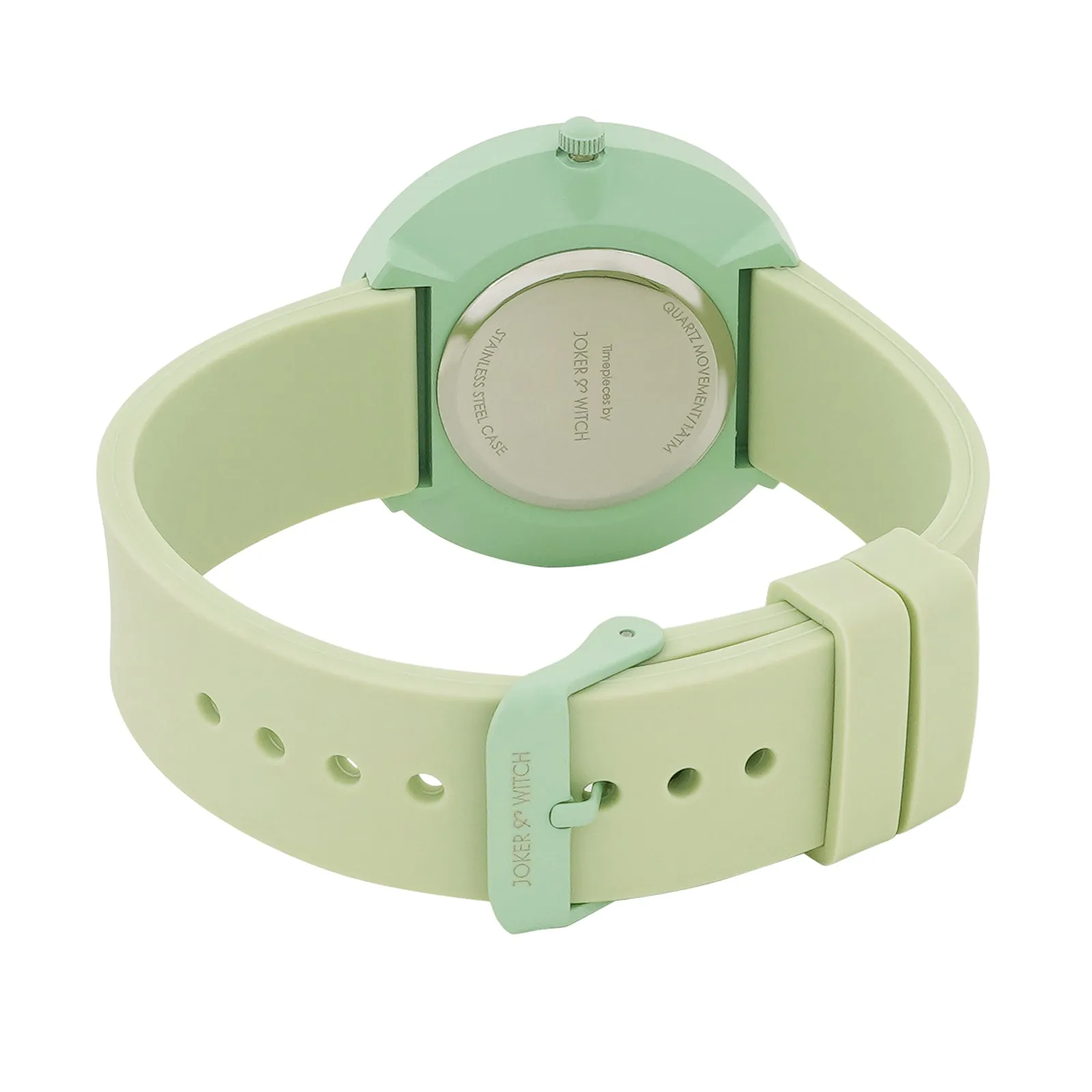 Duet Vibrance Green Silicone Strap Watch