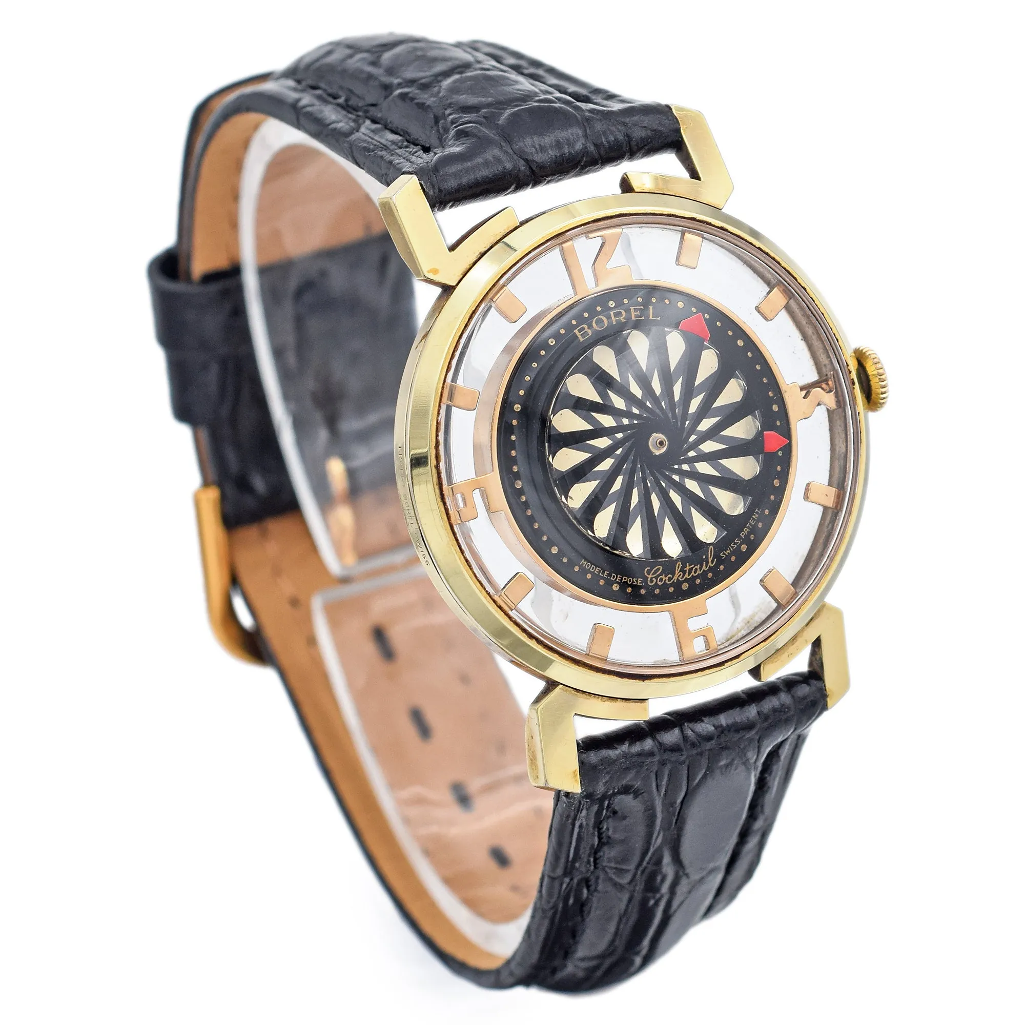 Ernest Borel by Synchron 17J Kaleidoscope Mystery Cocktail Automatic Watch