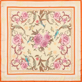 Floral Square Scarf