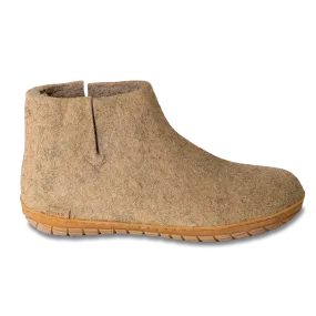 Glerups Slipper - Ankle Boot Cut (Natural Rubber Sole) - MORE COLOURS