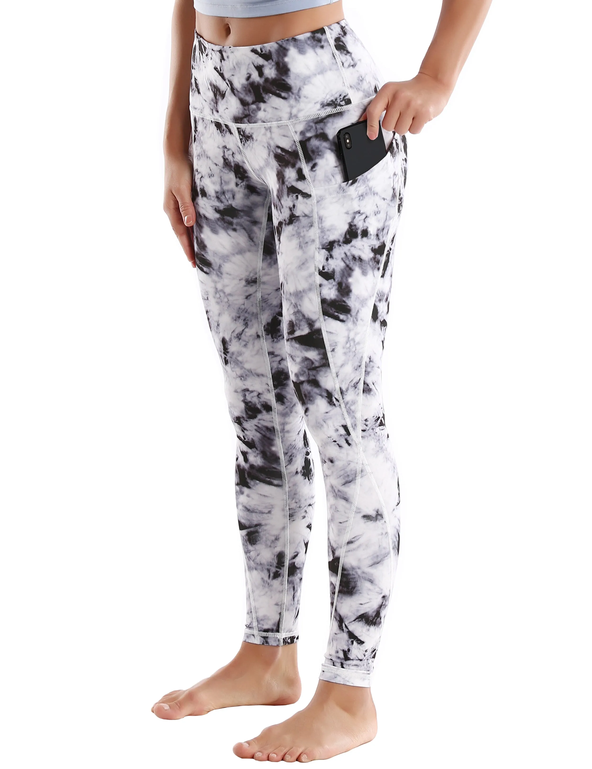 High Waist Side Pockets yogastudio Pants blackdandelion_yogastudio