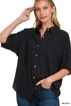 Jaya Linen Button Up