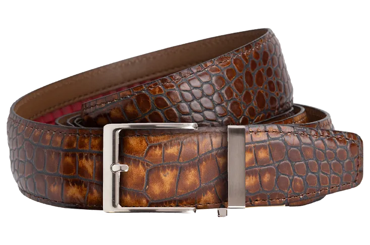 Kayiman Brown V2, 40mm Strap, Luxury Belt