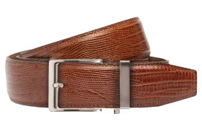 Lizard Brown, 40 mm Strap, Dress Belt