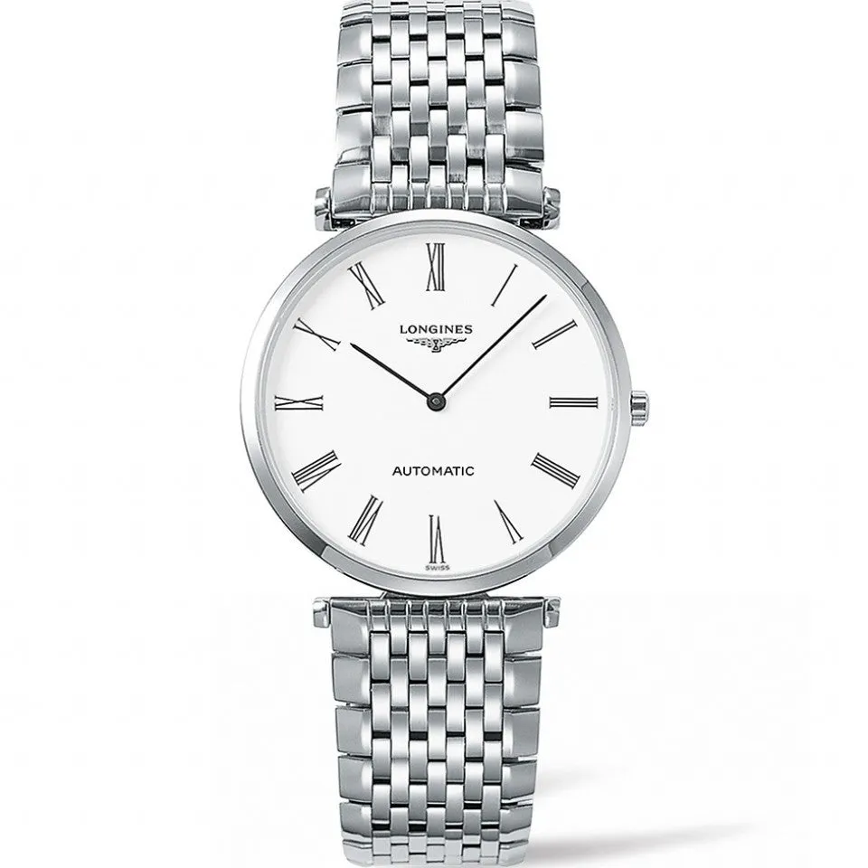 Longines La Grande Classique 36MM White Quartz Stainless Steel Watch L47554116