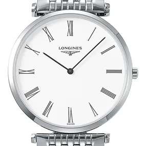 Longines La Grande Classique 36MM White Quartz Stainless Steel Watch L47554116