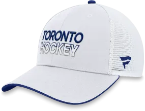 Maple Leafs Fanatics Men's 2023 Authentic Pro Rink Trucker Hat