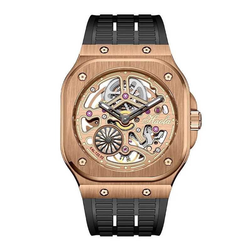 Men's Double-Sided Skeleton Watch