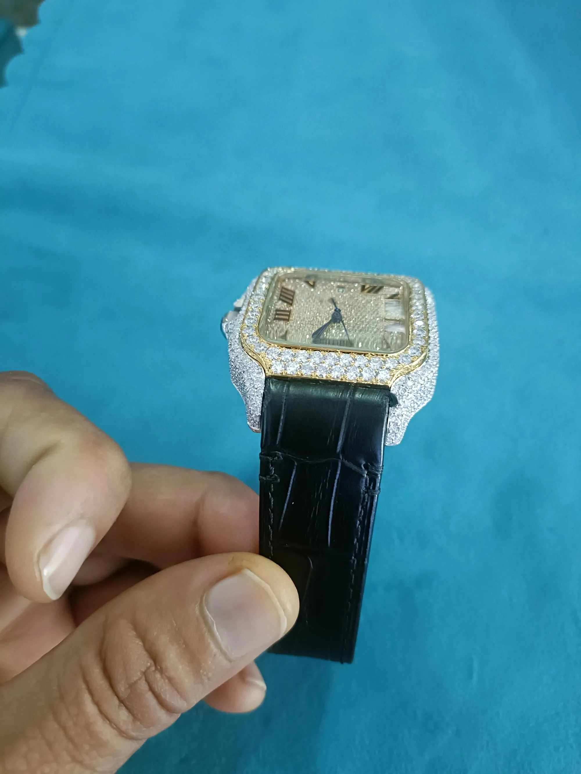 Moissanite watch | diamond watch-11