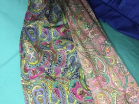 Paisley Chiffon Silk Scarf