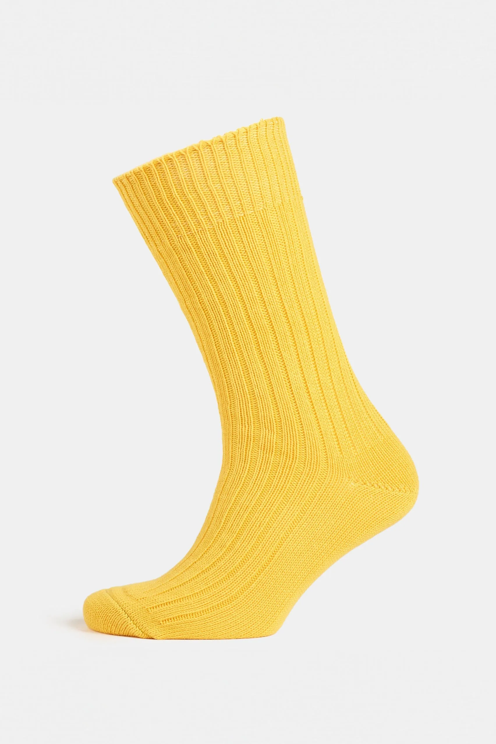 Premium Cotton Sock Rib - Yellow