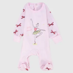 "Little Dancer" Long-Sleeved Baby Footie