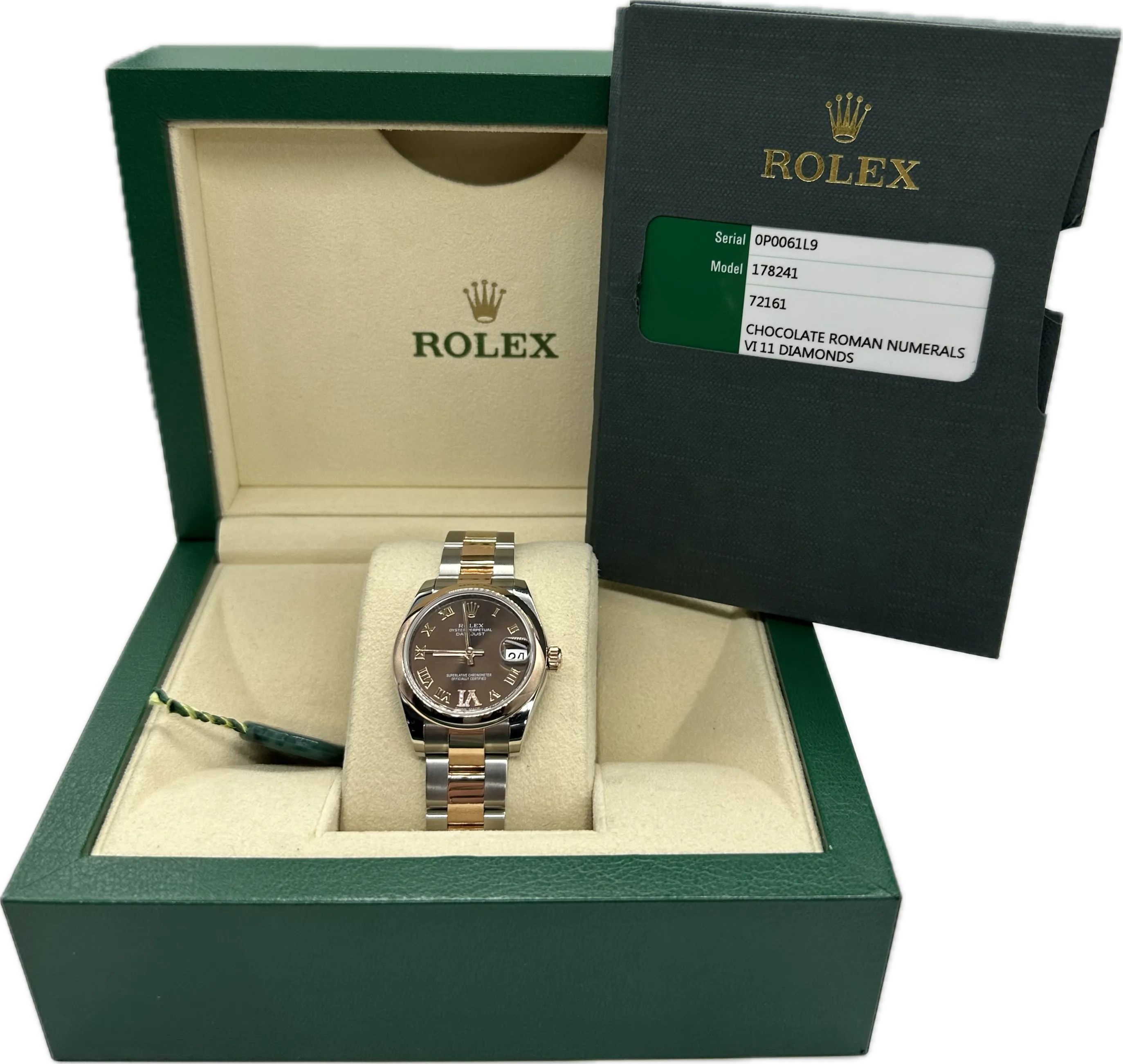 Rolex Datejust Lady 31 Rose Gold Two Tone