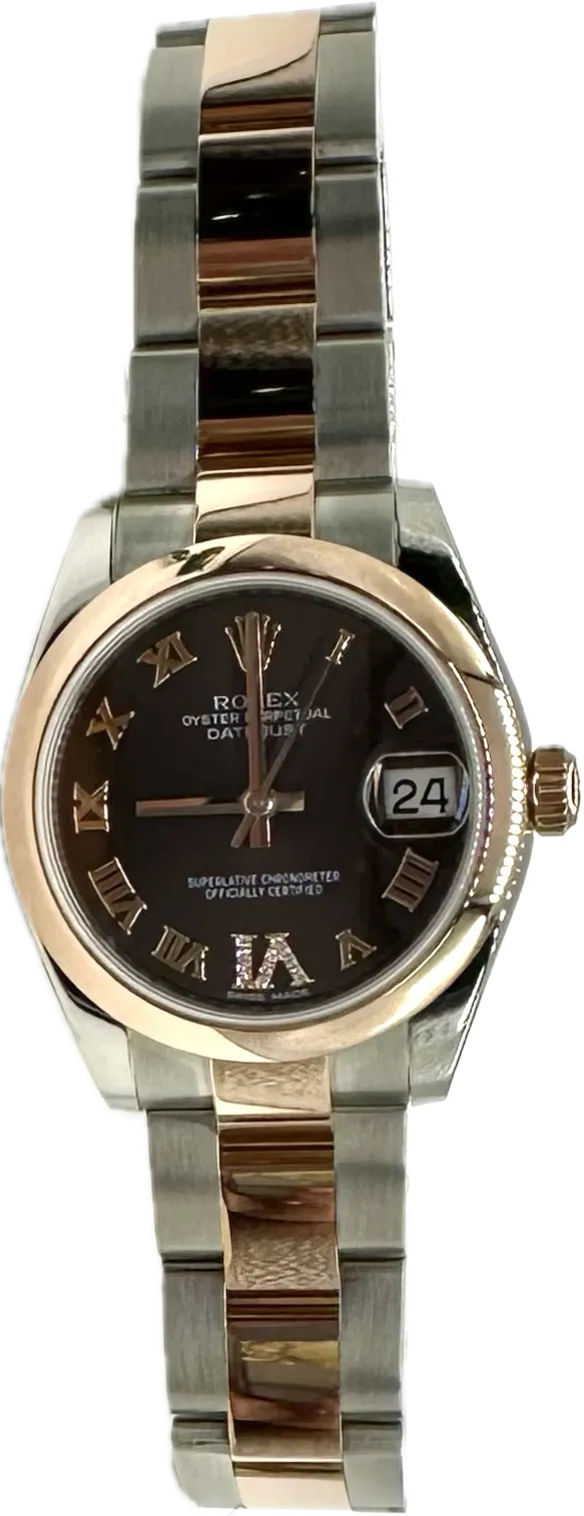 Rolex Datejust Lady 31 Rose Gold Two Tone