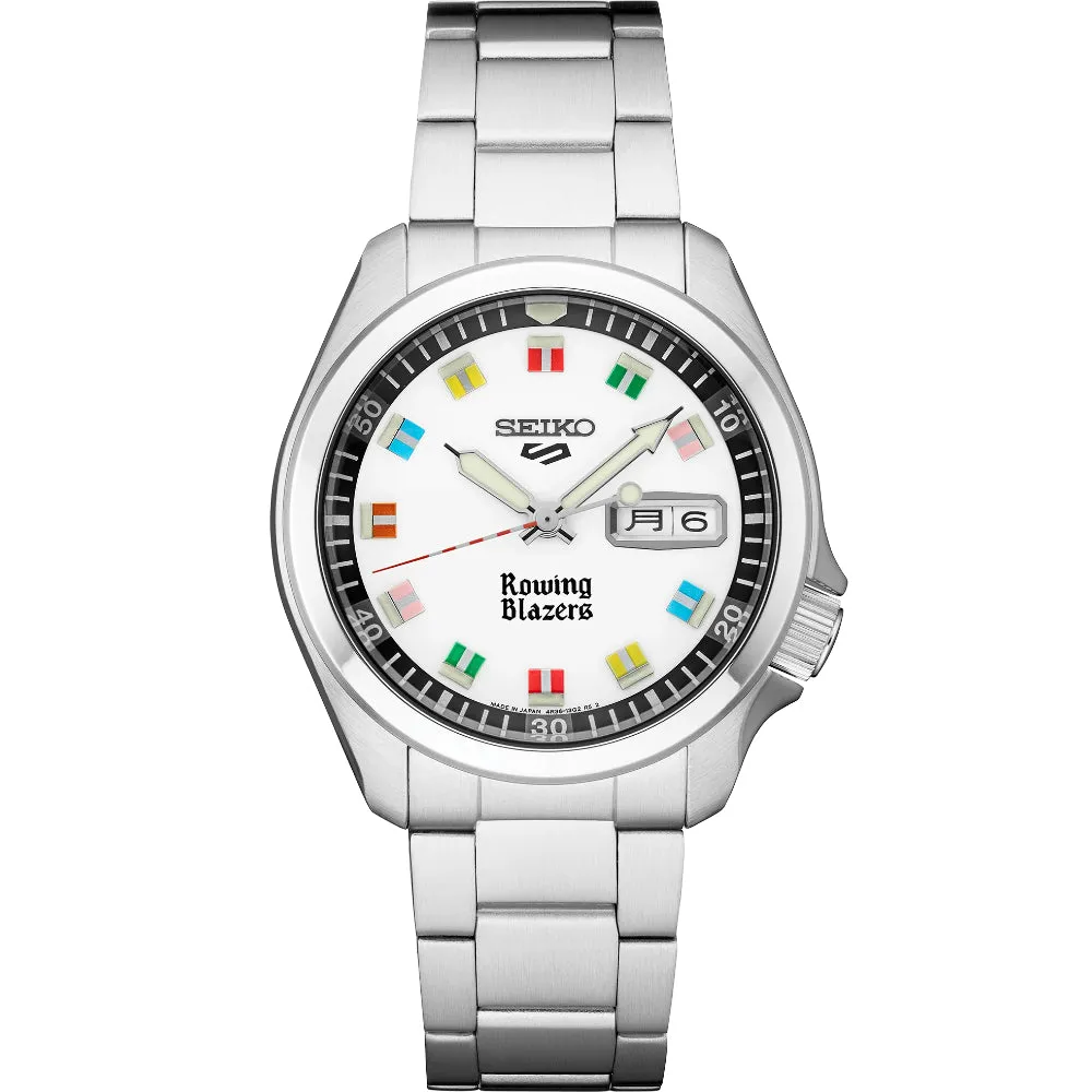 Seiko 5 Sports Rowing Blazers Limited Edition with Extra Strap