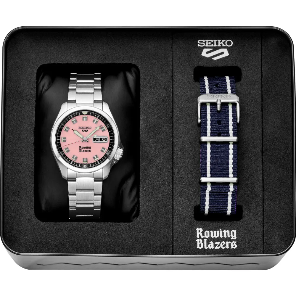 Seiko 5 Sports Rowing Blazers Limited Edition with Extra Strap