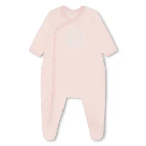 Set mameluco babero MICHAEL KORS rosa para bebés