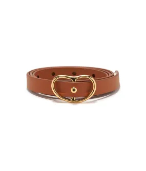 Skinny Georgia Belt in Tan