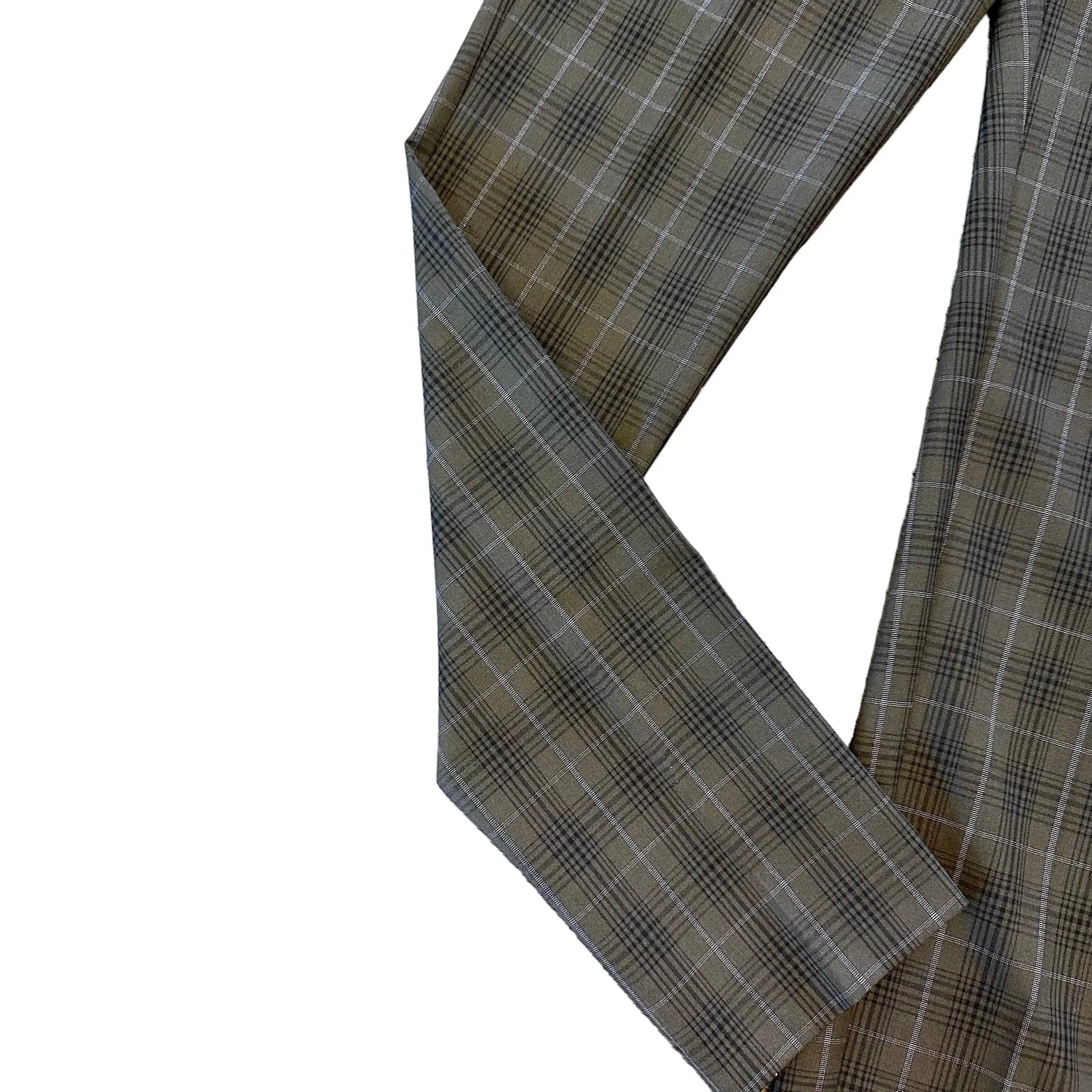 Springfield Classic Pull on Plaid Pant in olive/black by Ecru