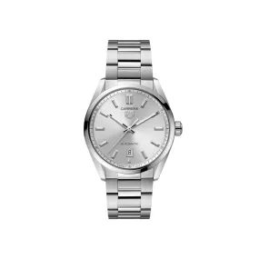 Tag Heuer Carrera 39mm Automatic - Silver Dial