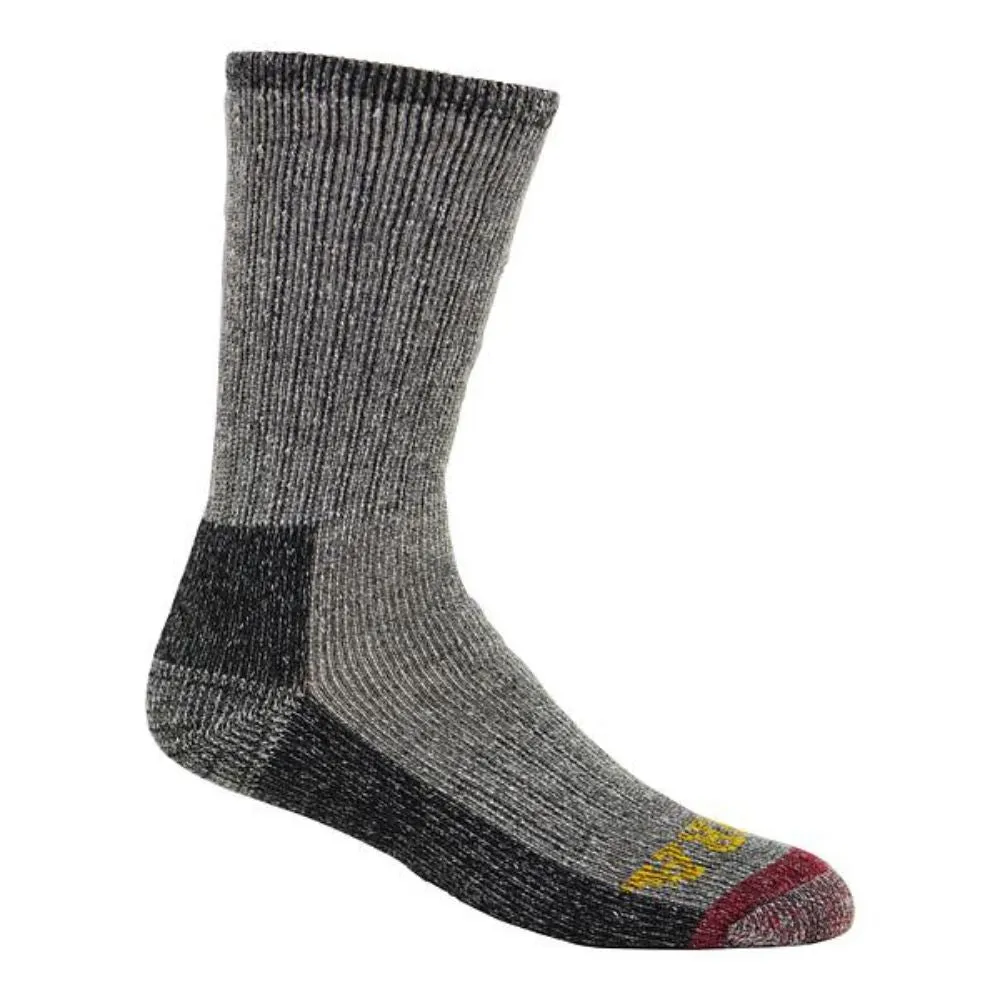 Terra Men's 1 PK Crew Work Sock - Grey